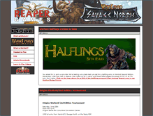 Tablet Screenshot of cavhq.reapergames.com